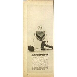 Yardley After Shave Lotion "Moisture Ingredient added" Vintage Print Ad 1972